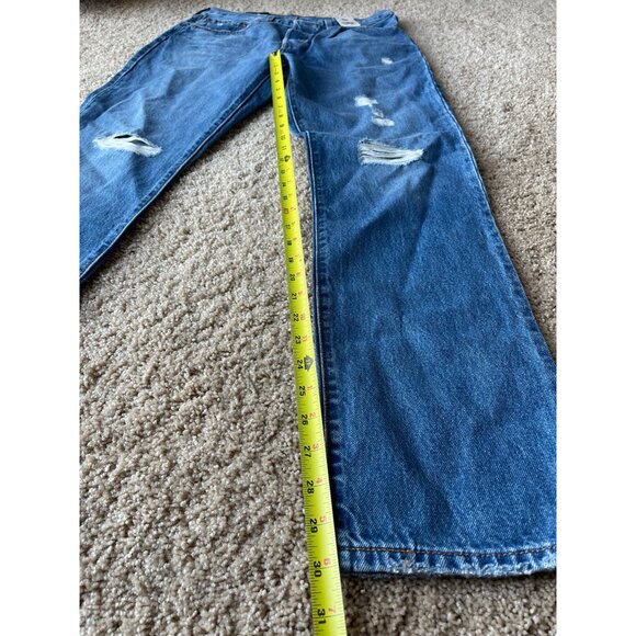 NWT Women's Levi's 501 Size 30 x 32 High Rise Straight Leg Cotton Jeans Blue - Picture 3 of 8